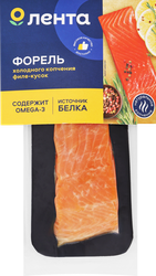 Форель холодного копчения ЛЕНТА филе-кусок, 130г, фотография