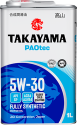 Изображение товара Масло моторное TAKAYAMA Paotec 5W-30 A3/B4 SP, Арт. 6056070, 1л