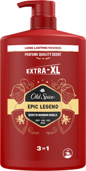 Гель для душа и шампунь мужскойOLD SPICE Epic legend 3в1, 1000мл, вид
