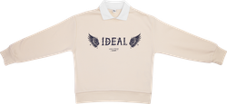 Джемпер для девочки INWIN Kids, бежевый, Арт. BTS26518-02, вид