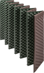 Коврик туристический складной ACTIWELL 179х59х1,5см, коричневый/хаки, картинка