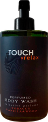 Гель для душа TOUCH Табак, ваниль и древесные ноты, 450мл, фотография