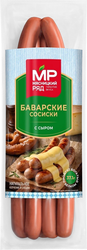 Сосиски МЯСНИЦКИЙ РЯД Баварские с сыром, 320г, фото