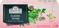 Чай черный AHMAD TEA Чабрец классический, 25пак, картинка