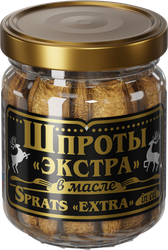 Шпроты ВКУСНЫЕ КОНСЕРВЫ в масле, Экстра, 100г, детальное фото