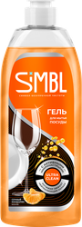 Гель для мытья посуды SIMBL Сочный мандарин, 450мл, фотография