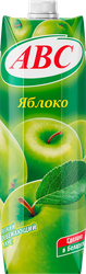 Нектар АВС Яблочный осветленный стерилизованный ABC, 1л, крупный план