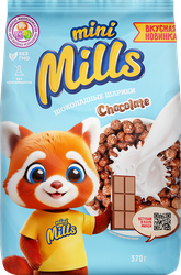 Шарики кукурузные MINI MILLS Шоколадные, 370г, картинка