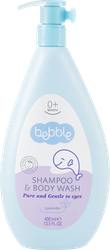 Шампунь детский BEBBLE для волос и тела 0+, 400мл, фото