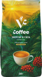 Кофе зерновой VC Утренний бленд жареный, 230г, фото