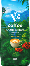 Кофе зерновой VC Дневной бленд жареный, 800г, вид
