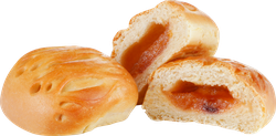 Сдоба Новая с персиковой начинкой, 100г, картинка