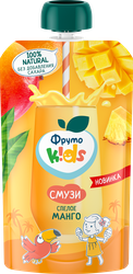 Десерт фруктовый ФРУТОKIDS Смузи Спелое манго, с 3 лет, 130г, картинка