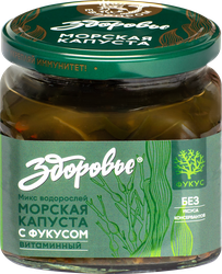 Морская капуста ЗДОРОВЬЕ Витаминная, с фукусом, 400г, изображение