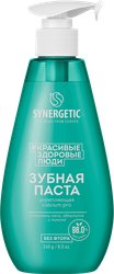 Зубная паста SYNERGETIC Calcium Pro укрепляющая, 240г, картинка