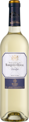Вино RISCAL Маркес де Рискаль Руэда ординарное белое сухое, 0.75л, крупный план
