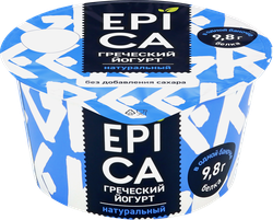 Йогурт EPICA Греческий 2,5%, без змж, 130г, крупный план