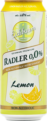 Напиток пивной безалкогольный EICHBAUM Radler Lemon, не более 0,5%, 0.5л, вид