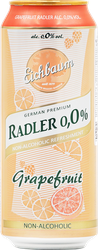 Напиток пивной безалкогольный EICHBAUM Radler Grapefruit, не более 0,5%, 0.5л, вид