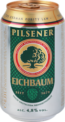 Напиток пивной EICHBAUM Naturradler нефильтрованный пастеризованный осветленный 2,4%, 0.33л, вид