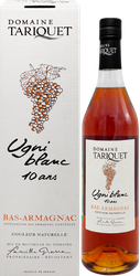 Бренди DOMAINE TARIQUET Баз-Арманьяк Уни Блан 10 лет 49,5%, п/у, 0.7л, картинка