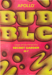 Саше ароматическое APOLLO Bubble Secret garden, Арт. BBB-26, 25г, детальное фото