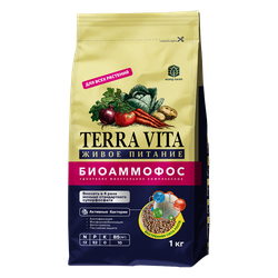 Биоудобрение TERRA VITA биоаммофос (пакет 1,0 кг), шт, детальное фото
