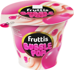 Продукт йогуртный пастеризованный FRUTTIS Бабл-гам с желейными шариками 4,4%, без змж, 180г, изображение