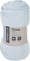 Плед HOMECLUB Basic/Основной 180х200см, в ассортименте, Арт. ZL-P-25, изображение