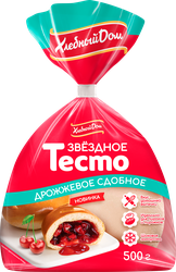 Тесто дрожжевое ХЛЕБНЫЙ ДОМ сдобное, 500г, изображение