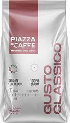 Кофе зерновой PIAZZA DEL CAFFE Густо Классико жареный, 900г, фотография