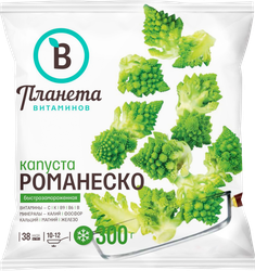 Капуста Романеско быстрозамороженная ПЛАНЕТА ВИТАМИНОВ, 300г, изображение