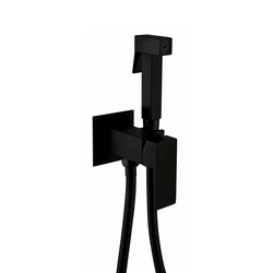 Смеситель ARGOTECH д/биде ХАРД 25-07/1 чёрн black, фотография