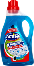 Гель для стирки ACTIVE для всех видов тканей, 2.5л, крупный план