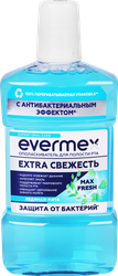 Ополаскиватель для полости рта EVERMEX Extra Свежесть, 500мл, крупный план