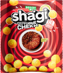 Снэки нутовые SHAGI со вкусом спайси микс, 50г, фотография