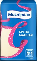 Крупа манная МИСТРАЛЬ, 450г, вид