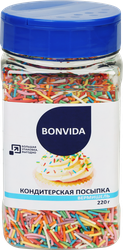 Посыпка кондитерская BONVIDA Вермишель, 220г, фотография