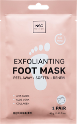Маска-носочки для ног NAME SKIN CARE Professional отшелушивающая, 40г, детальное фото