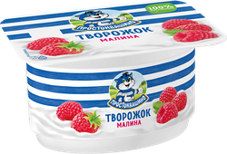 Творожок ПРОСТОКВАШИНО Малина 3,6%, без змж, 110г, фото