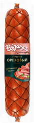 Колбаса полукопченая ВЯЗАНКА Сервелат Ореховый, весовая, фото