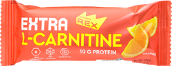 Батончик протеиновый PROTEINREX Extra Апельсин, с L- карнитином, 40г, детальное фото