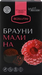 Печенье BEZGLUTINI LE Брауни малина, 85г, вид