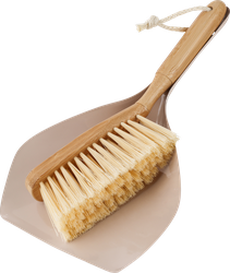 Набор для уборки HOMECLUB Wood, совок со сметкой, бамбук, металл, Арт. B9010A, вид
