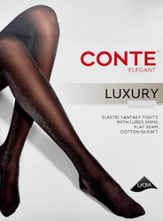 Колготки женские CONTE Fantasy Luxury 30 den р. 2 nero, Арт. 22С-138СП, изображение