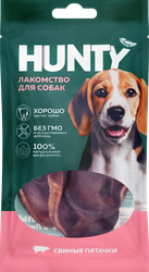 Лакомство для собак HUNTY Свиные пятачки, 50г, картинка