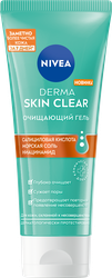 Гель для умывания NIVEA Derma Skin Clear очищающий, 90мл, картинка