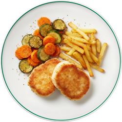 Котлета куриная РЕСТО ШИК с овощами, 260г, изображение