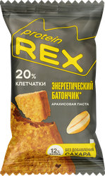Батончик овсяный PROTEINREX со вкусом арахисовая паста-соль, 50г, крупный план