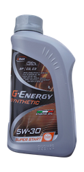 Масло моторное синтетическое G-ENERGY Synthetic super start 5W-30, 1л, детальное фото